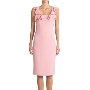Shoshanna Abril Ruffle Sheath dress 10 NWT